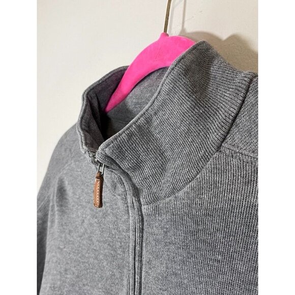 Ralph Lauren Polo Gray Pullover L Preppy Golf Classic Cotton 1/4 Zip Active - Picture 7 of 11